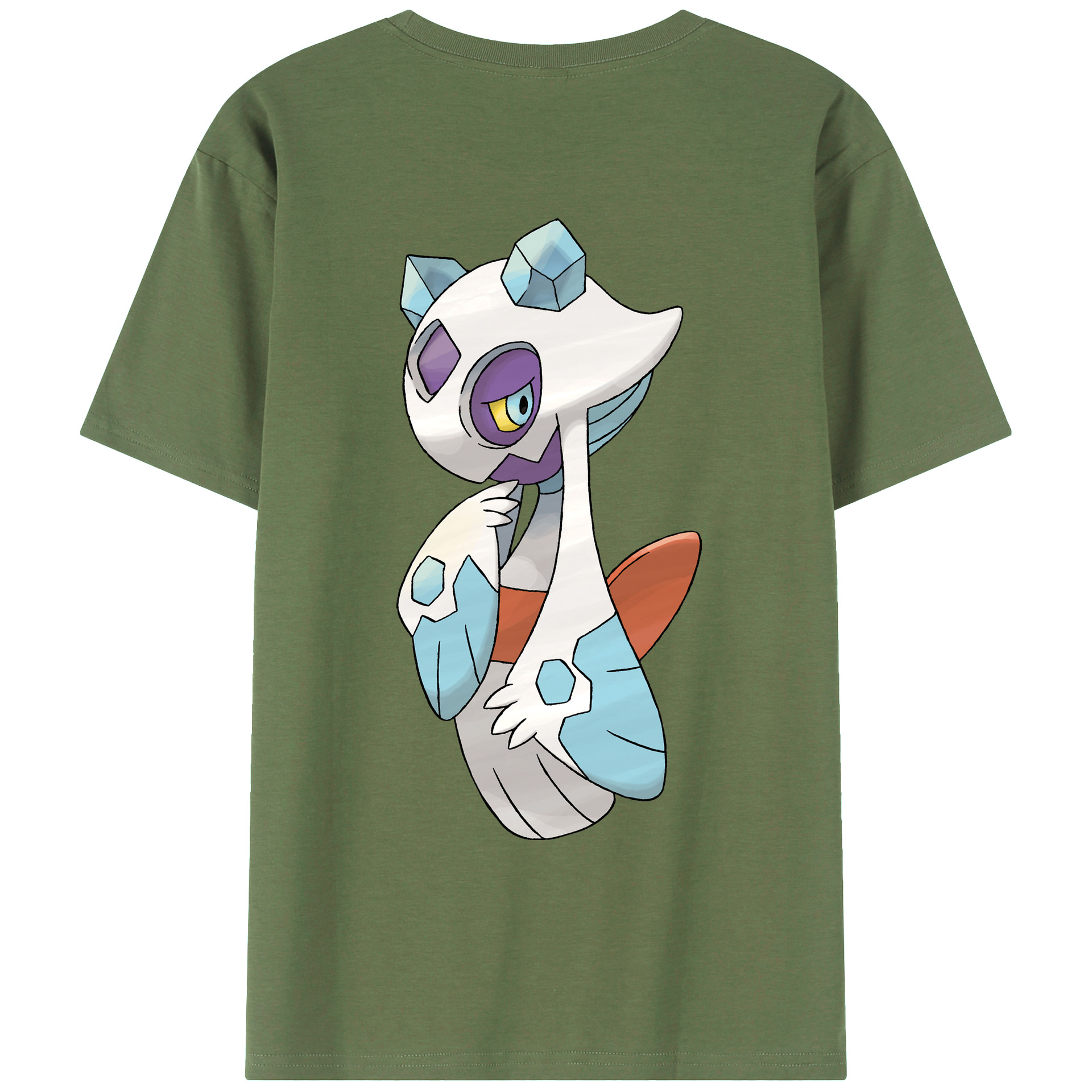（画像用） ポケットモンスター Pokémon 綿100％ メンズ半袖Tシャツ（バックプリント） 通気性